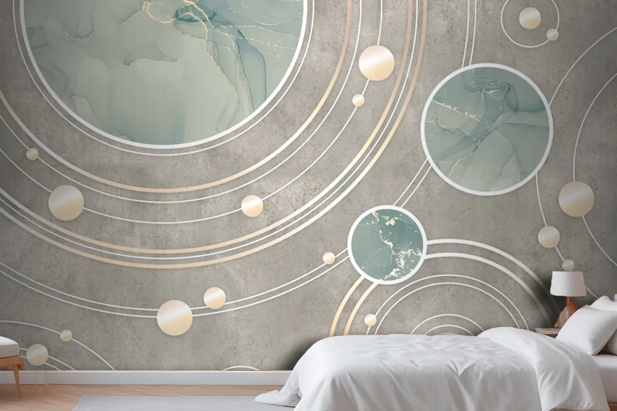 Textured Geometry Background Wallpaper Mural