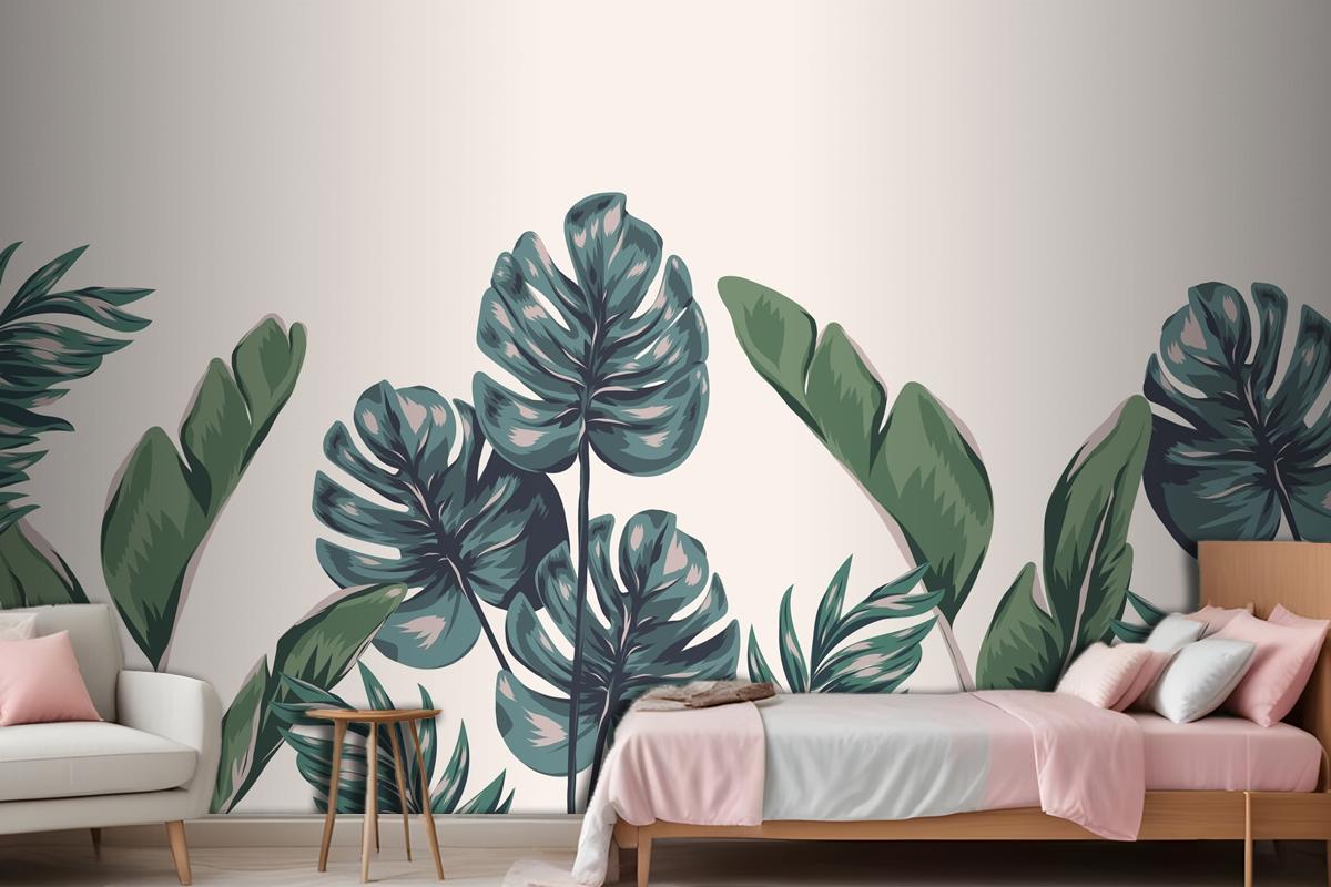 Tropical Foliage Mural Wallpaper Mural