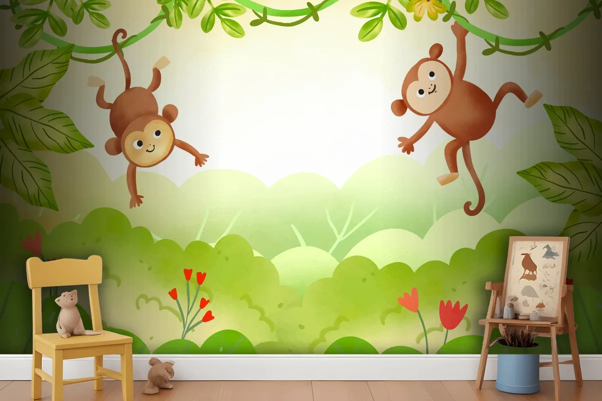 Watercolor World Wildlife Day Background Wallpaper Mural