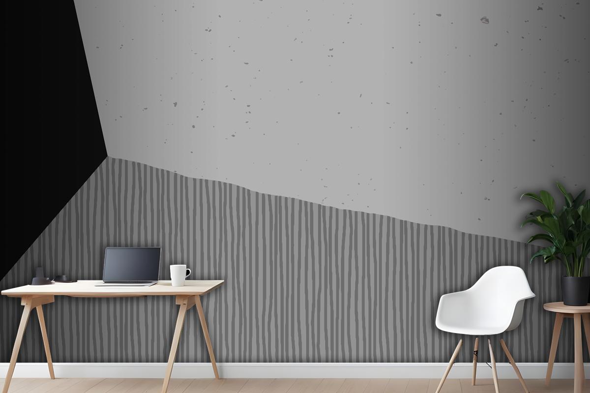 Abstarct Background In Black And White Wallpaper Mural