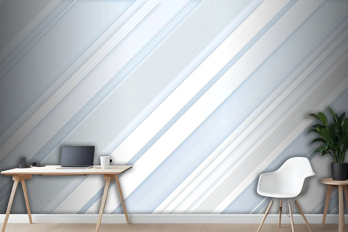 Paper Style Dynamic Lines Background Wallpaper Mural