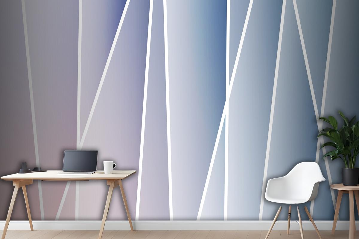 Abstract Pastel Soft Gradient Line Decorative Background Wallpaper Mural