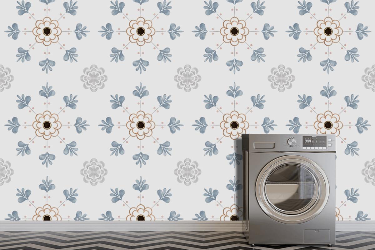 Tiles Textured Pattern Wallpaper Mural