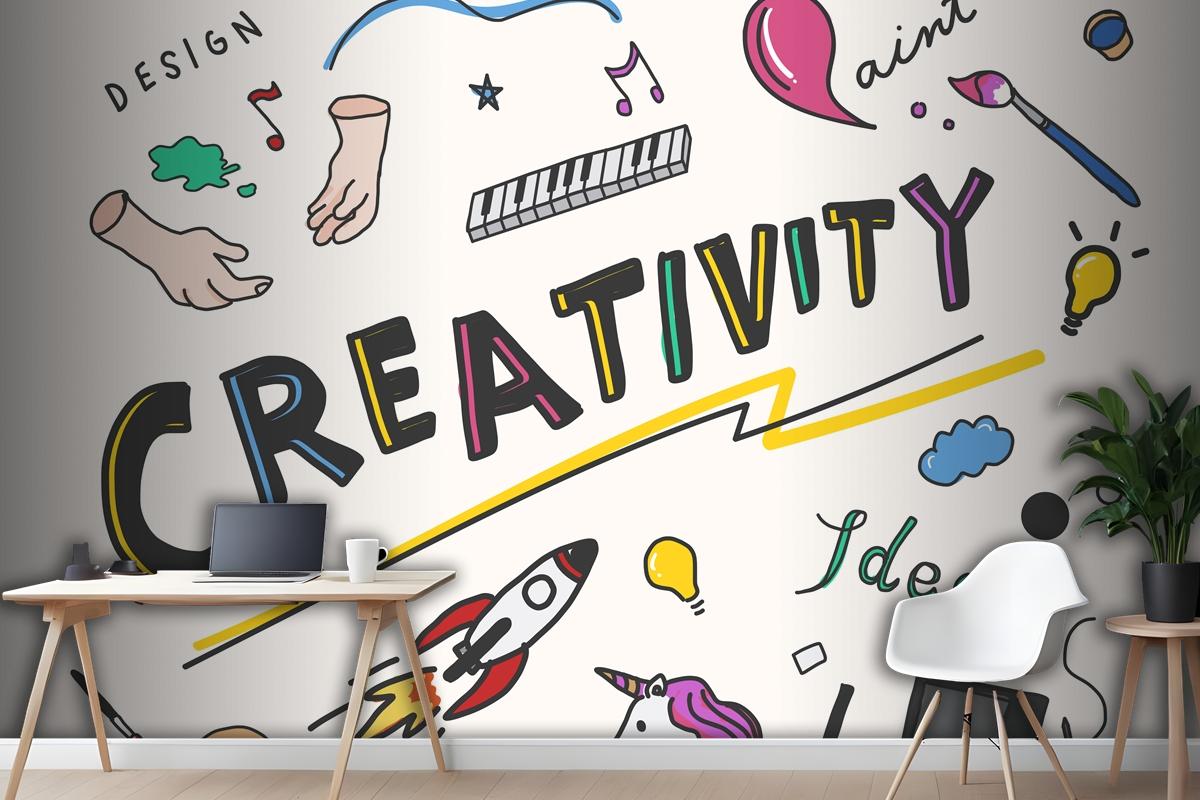 Creativity And Innovation Concept Wallpaper Mural