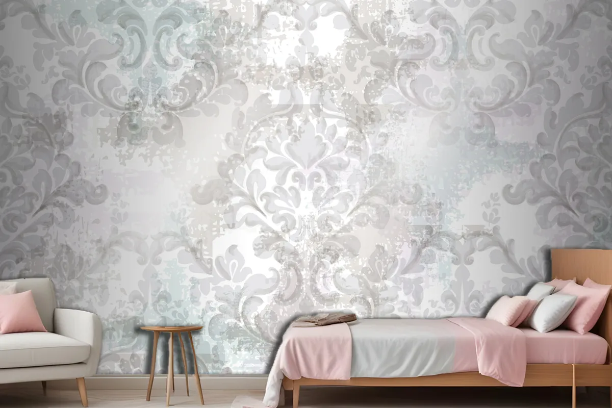 Baroque Texture Pattern Wallpaper Mural