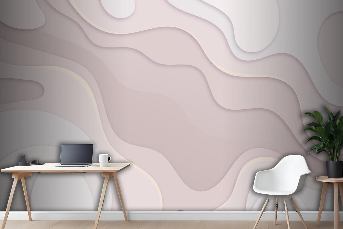 Abstract Paper Style Wallpaper Mural