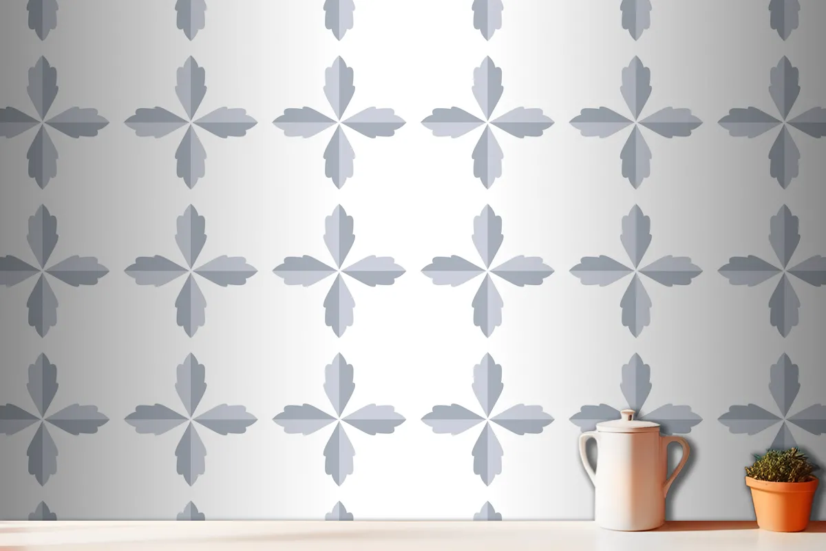 Abstract Floral Pattern Background Wallpaper Mural