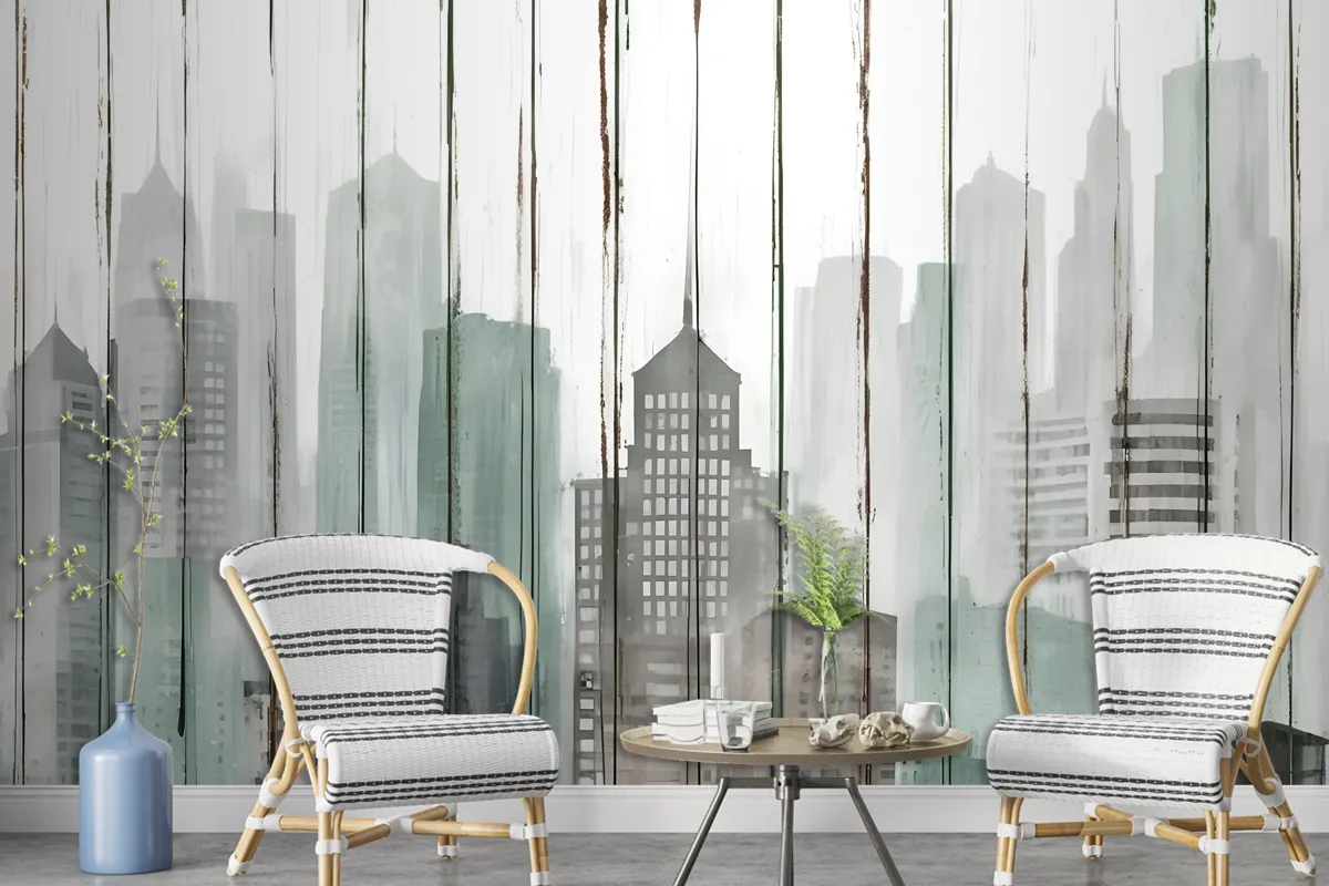 Cityscape Wallpaper Mural