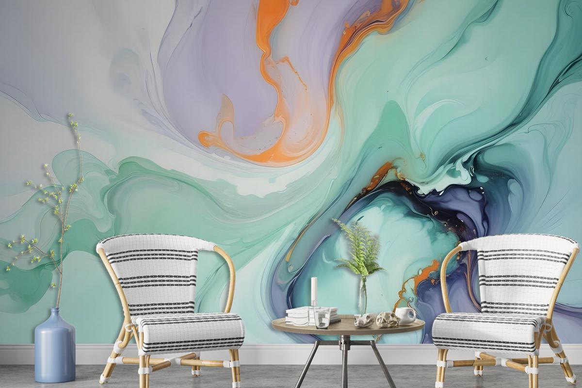 Colorful Marble Wallpaper Mural