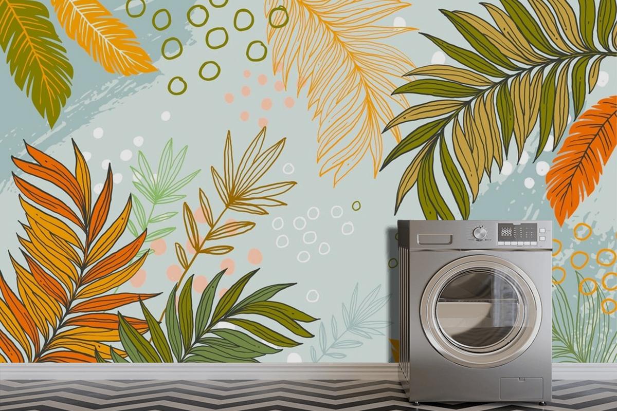 Colorful Summer Background Style Wallpaper Mural