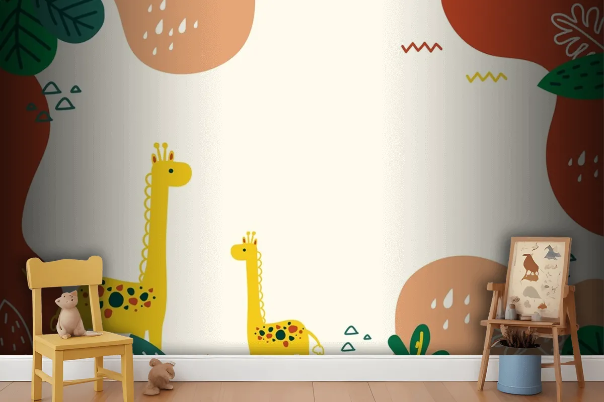 Hand Drawn Doodle Background Wallpaper Mural