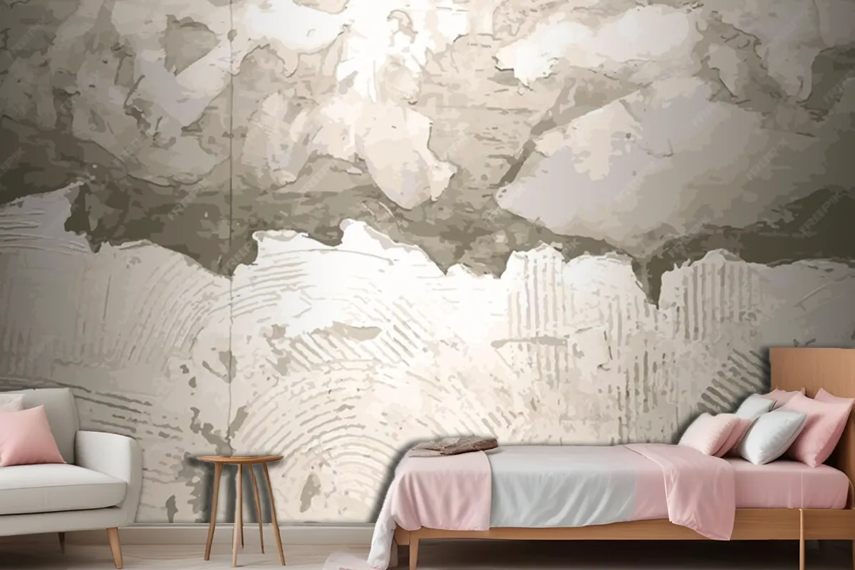 Decorative Concept Wall Pattern And Grunge Texture Wallpaper Mural