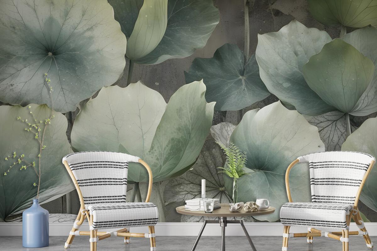 Lotus Leaf Wallpaper Mural