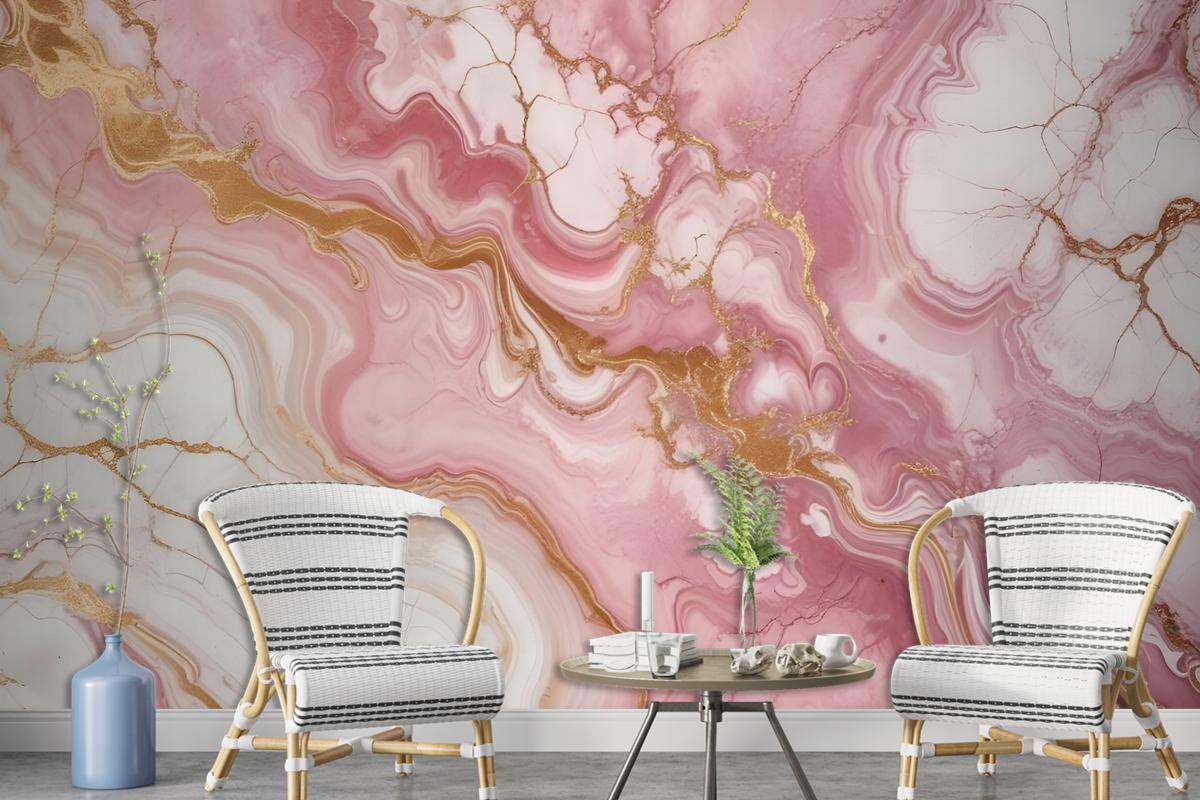 Soft Marble Abstract Art Wallpaper Mural