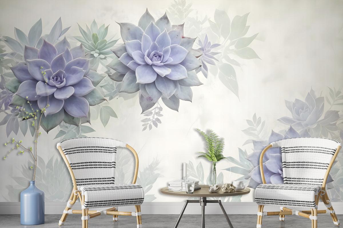 Soft Petal Floral Wallpaper Mural