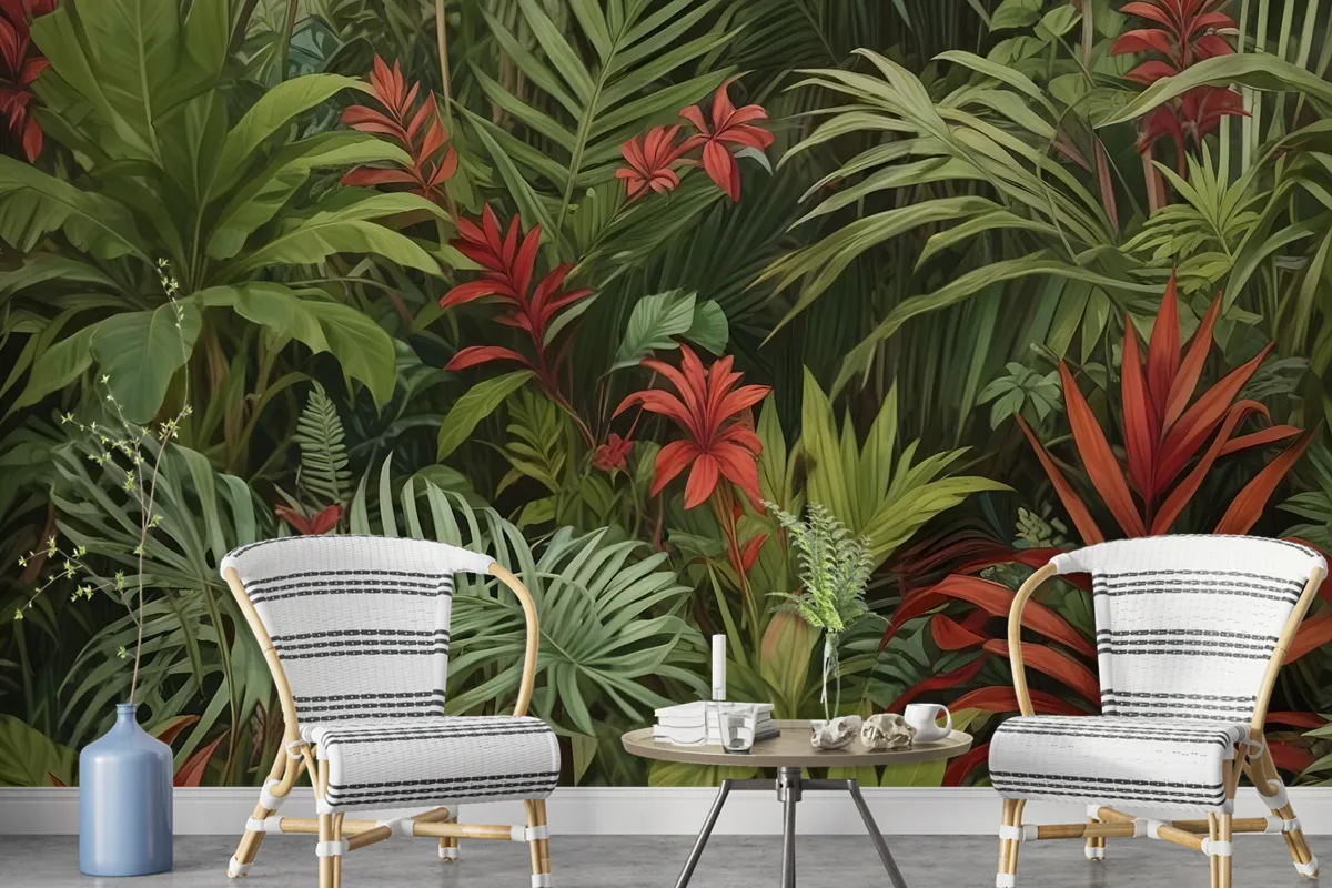 Tropical Rainforest Wallpaper Mural