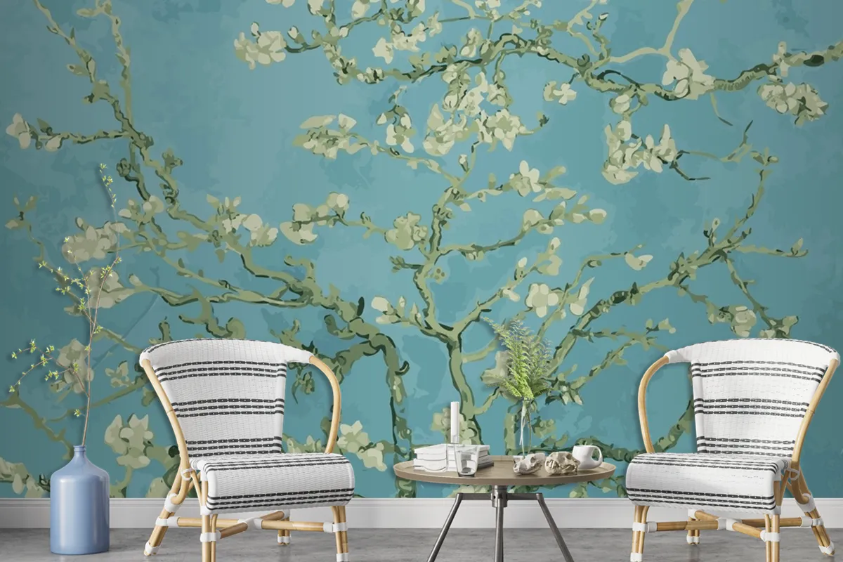 Van Gogh Almond Blossom Wallpaper Mural