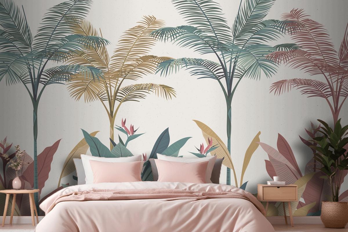 Tropical Design Wallpaper Mural