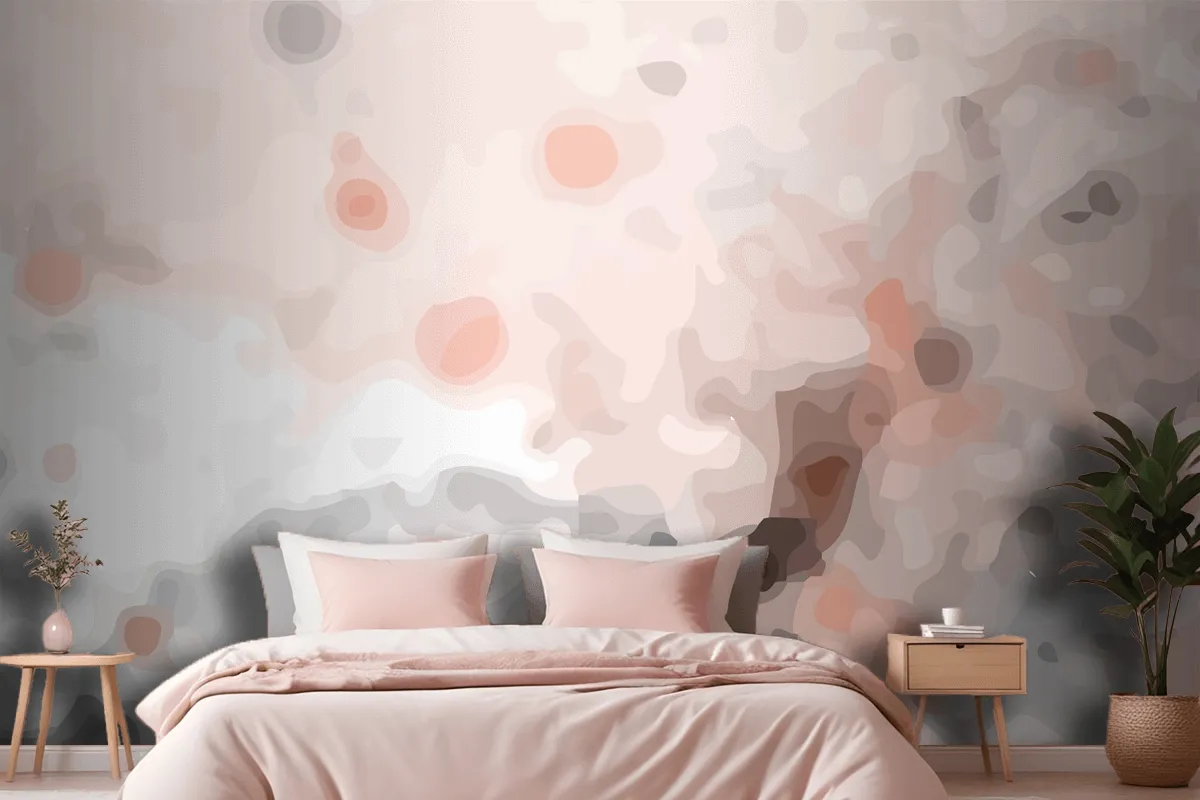 Hand Painted Watercolor Abstract Wallpaper Mural