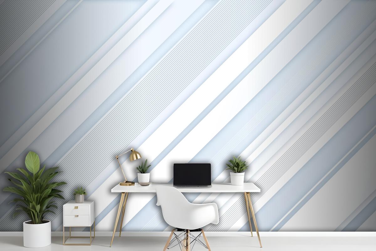 Paper Style Dynamic Lines Background Wallpaper Mural