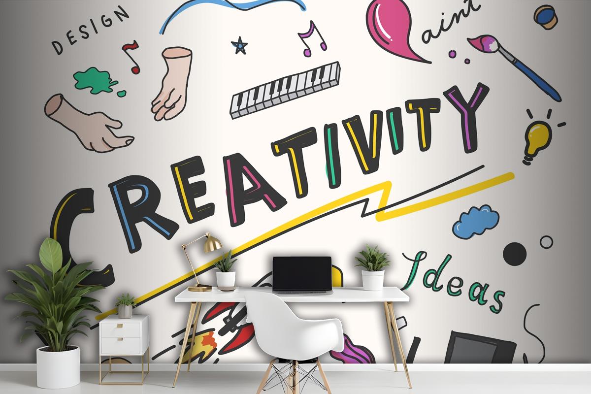 Creativity And Innovation Concept Wallpaper Mural