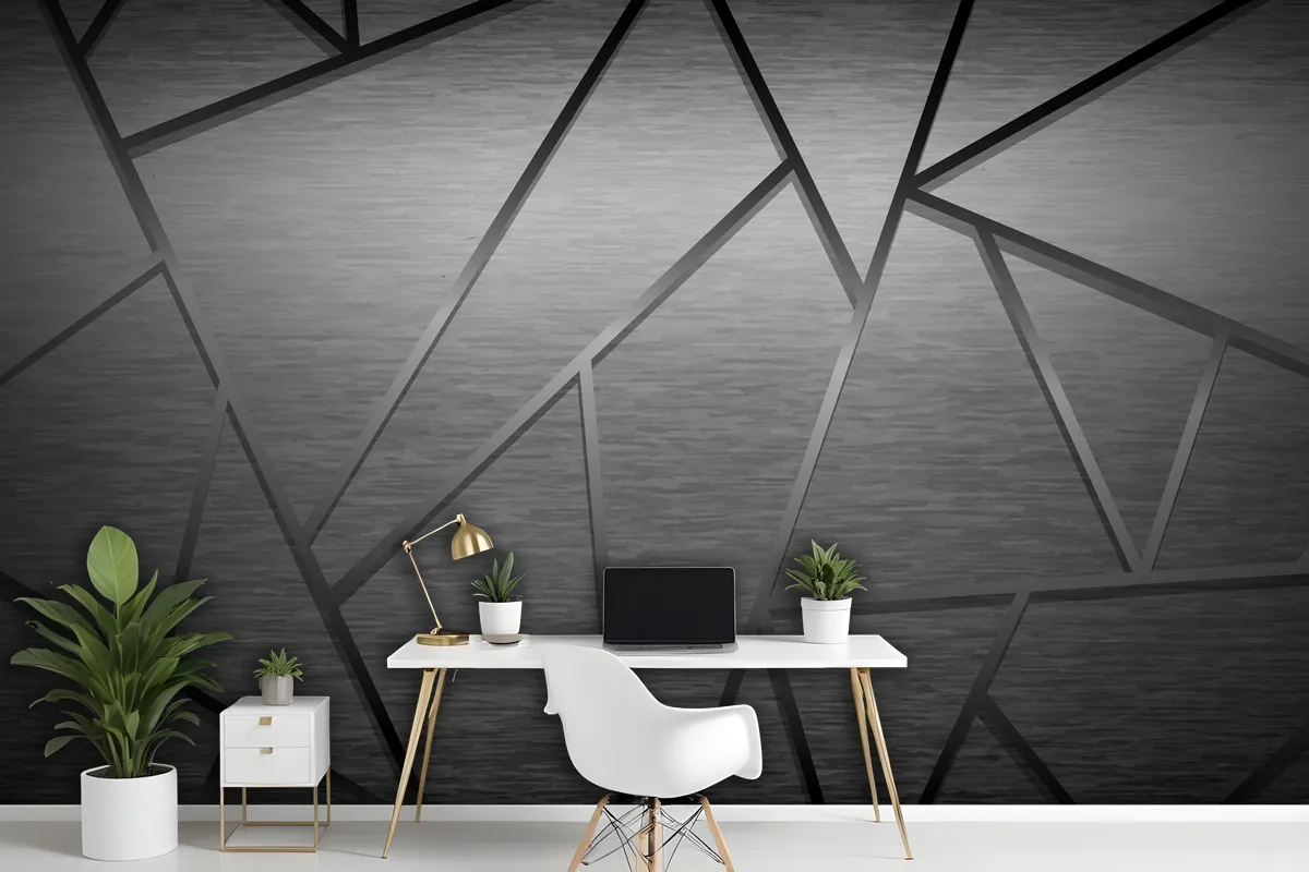 Geometrical Background Office Wallpaper Mural