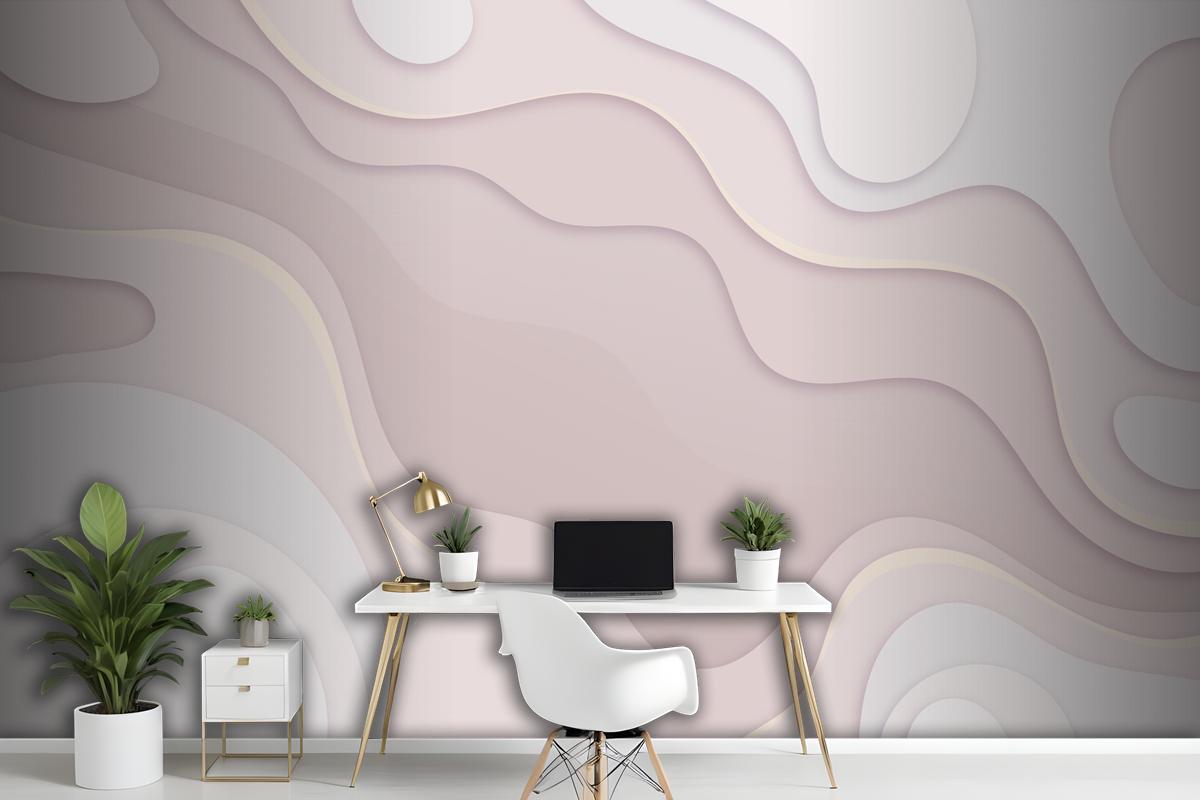 Abstract Paper Style Wallpaper Mural