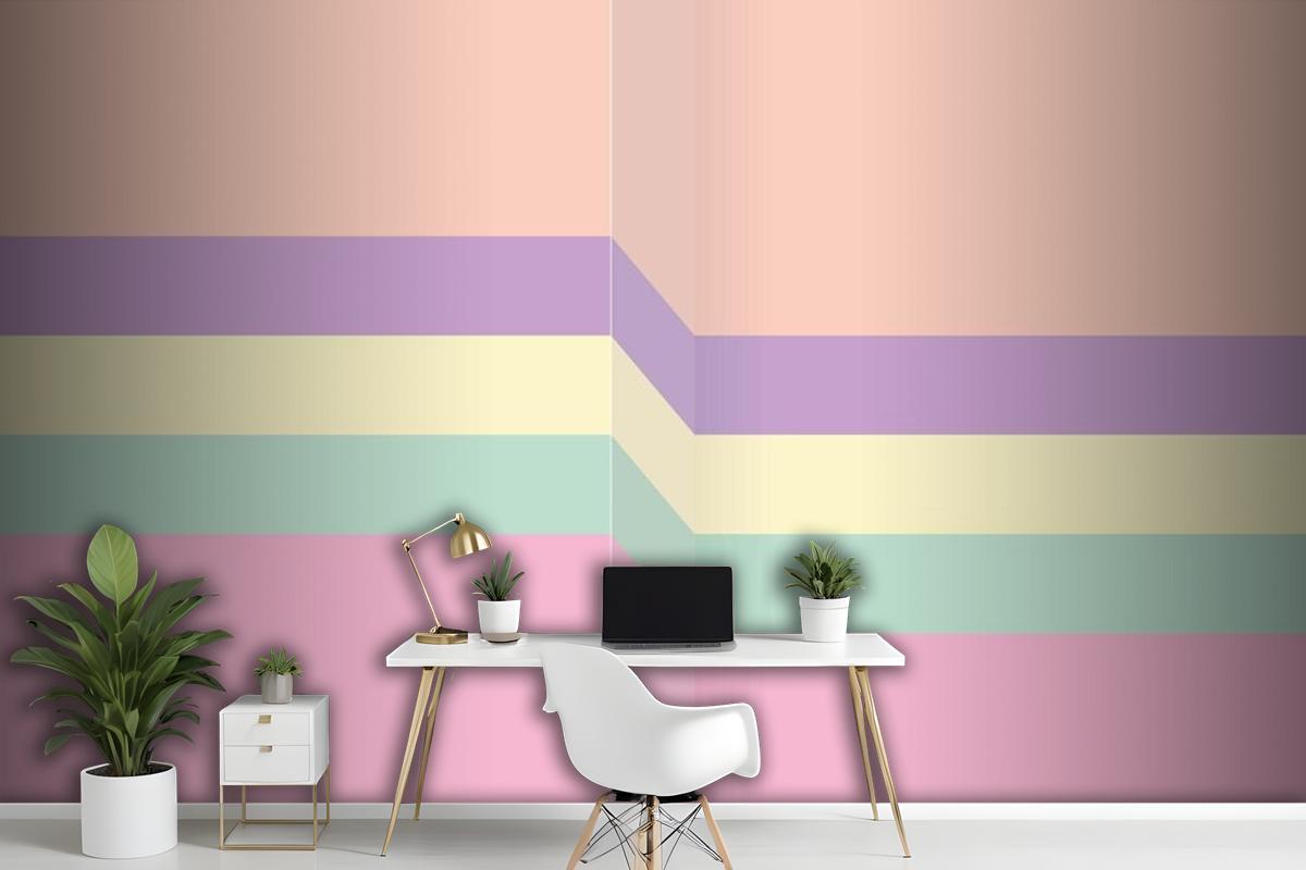 Abstract Colorful Wall Background Wallpaper Mural