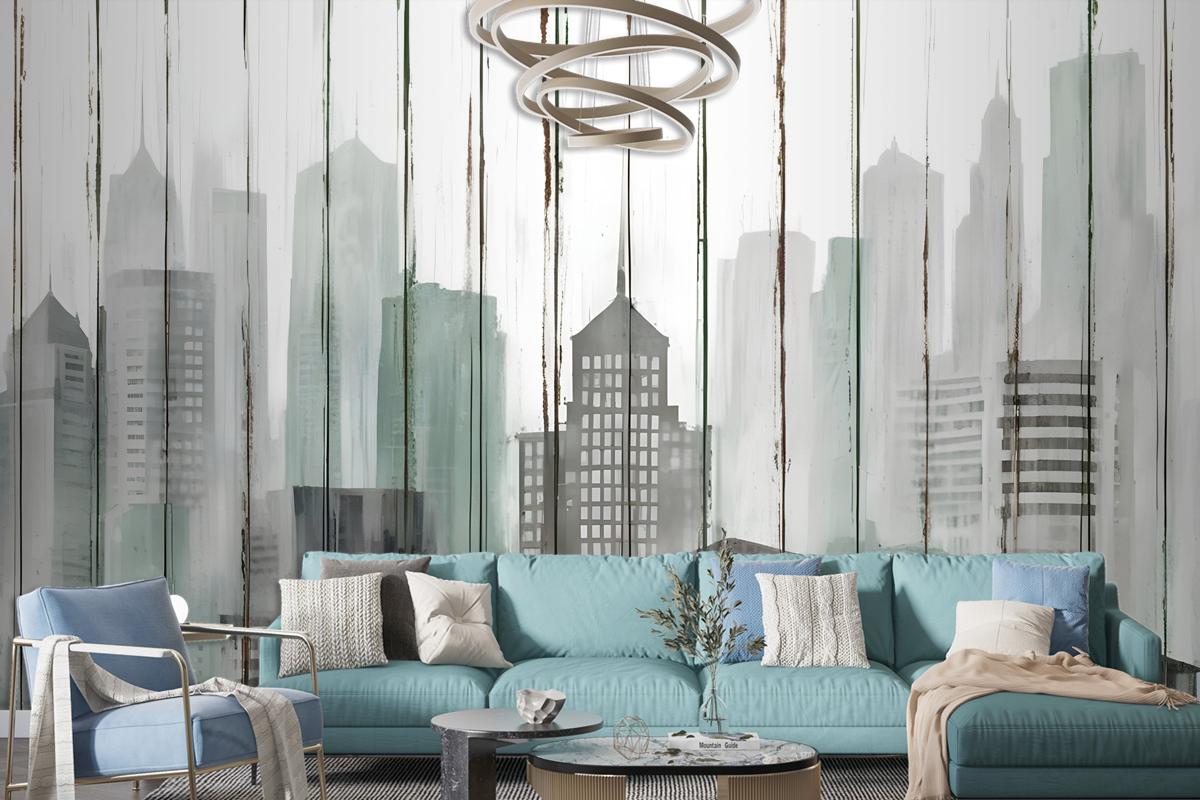 Cityscape Wallpaper Mural