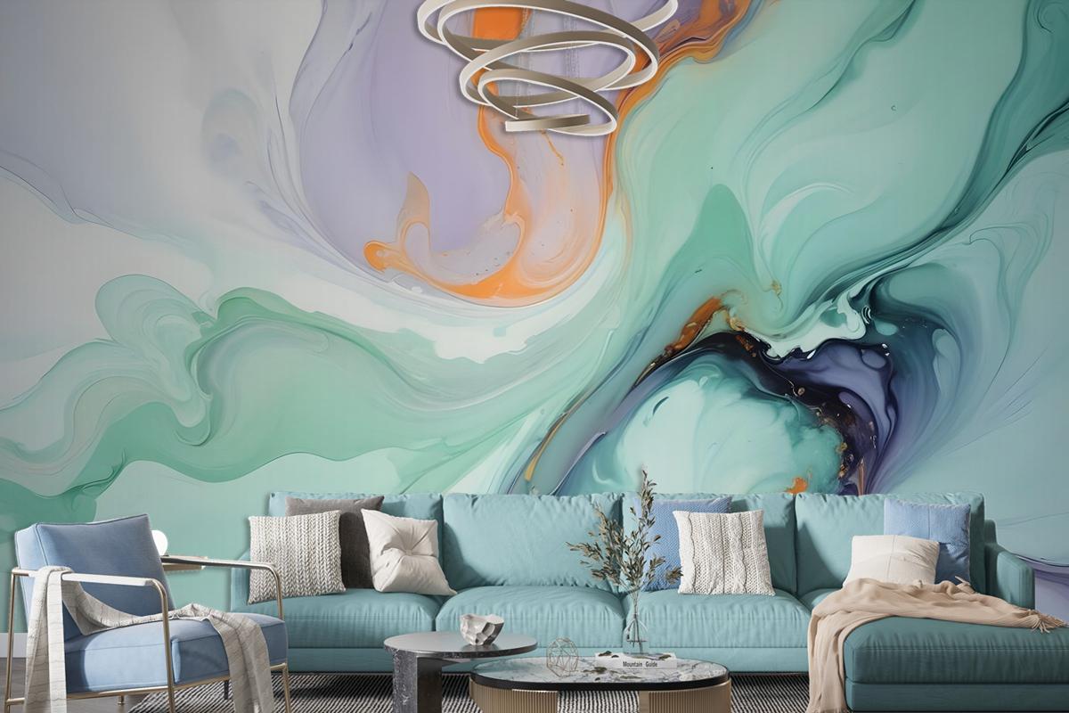 Colorful Marble Wallpaper Mural