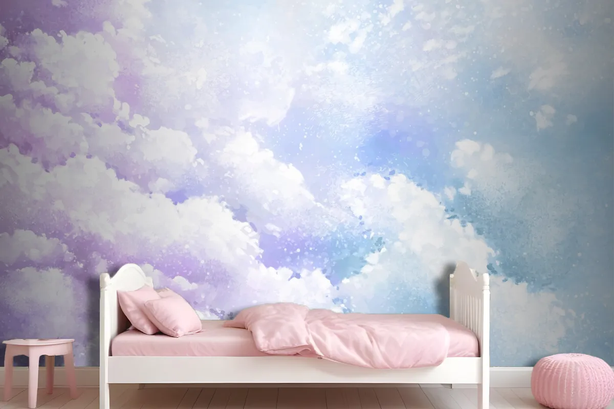 Gradient Pastel Sky Background Kids Wallpaper Mural