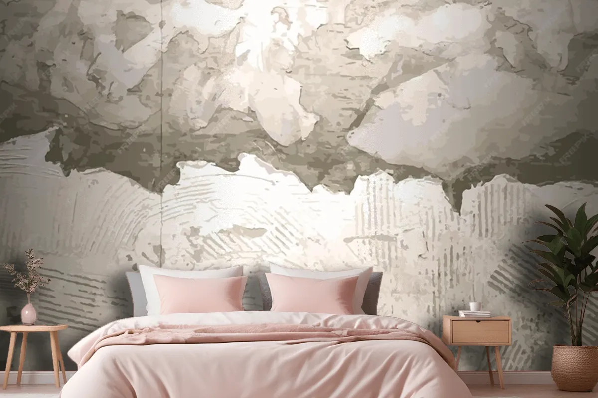 Decorative Concept Wall Pattern And Grunge Texture Wallpaper Mural