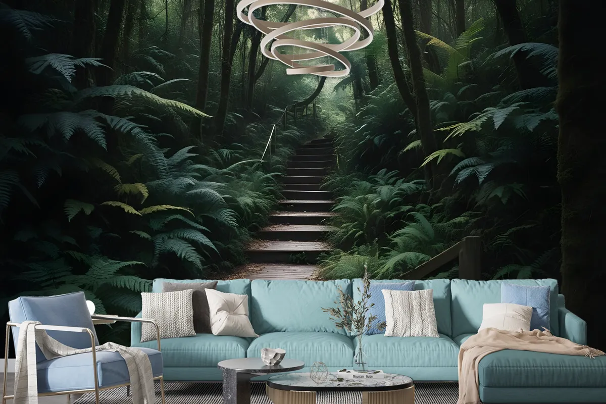 Jungle Pathway Wallpaper Mural