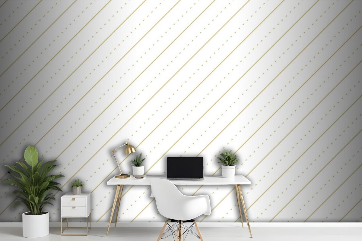 Minimalistic Diagonal Line Geometric Patterns Banner Design Wallpaper Mural