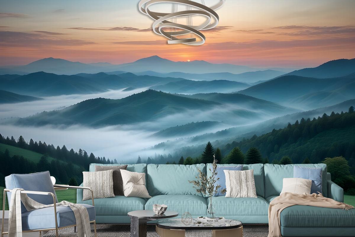 Mountain Scenic Landscape Wallpaper Mural