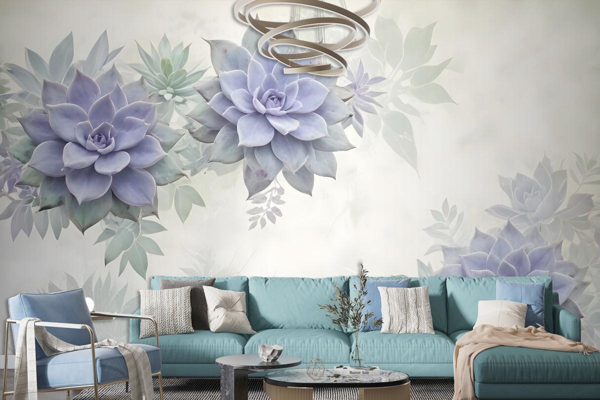 Soft Petal Floral Wallpaper Mural