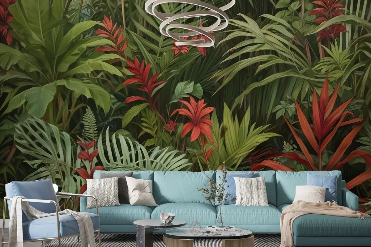 Tropical Rainforest Wallpaper Mural