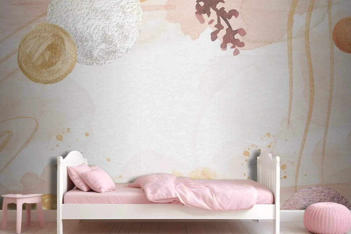 Watercolor Abstract Background Wallpaper Mural