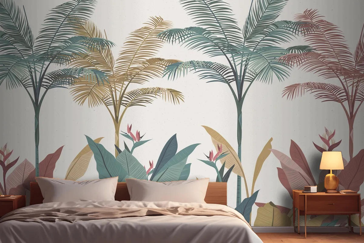 Tropical Design Wallpaper Mural