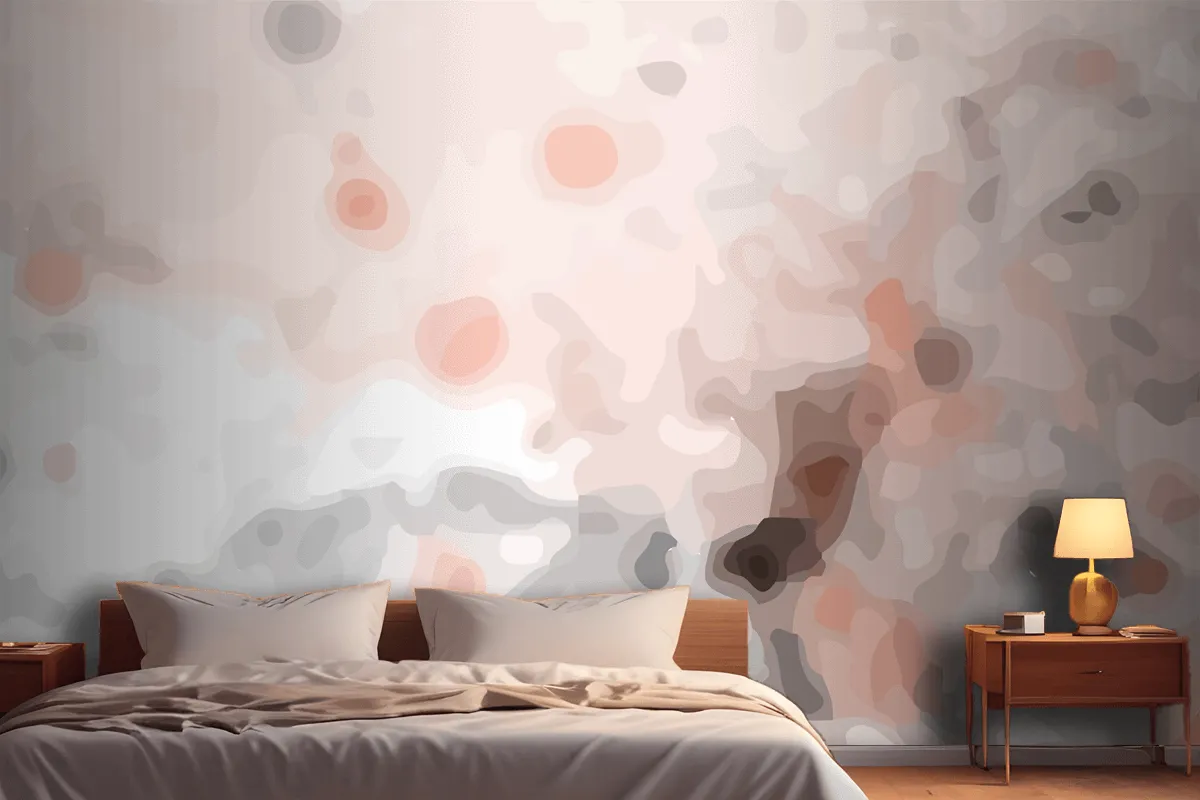 Hand Painted Watercolor Abstract Wallpaper Mural