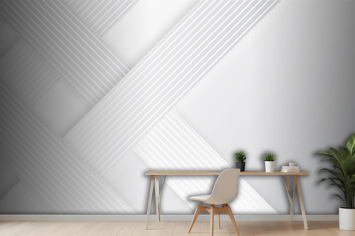 Paper Style Dynamic Lines Background Office Wallpaper Mural