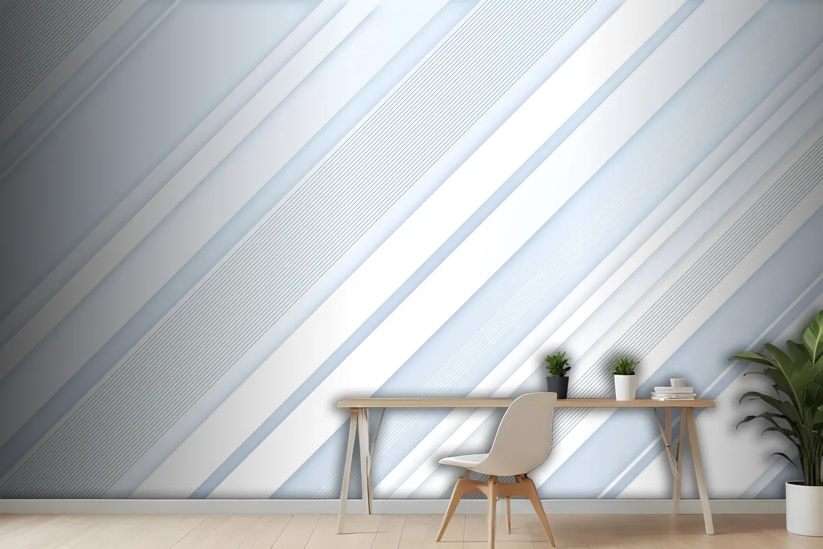 Paper Style Dynamic Lines Background Wallpaper Mural