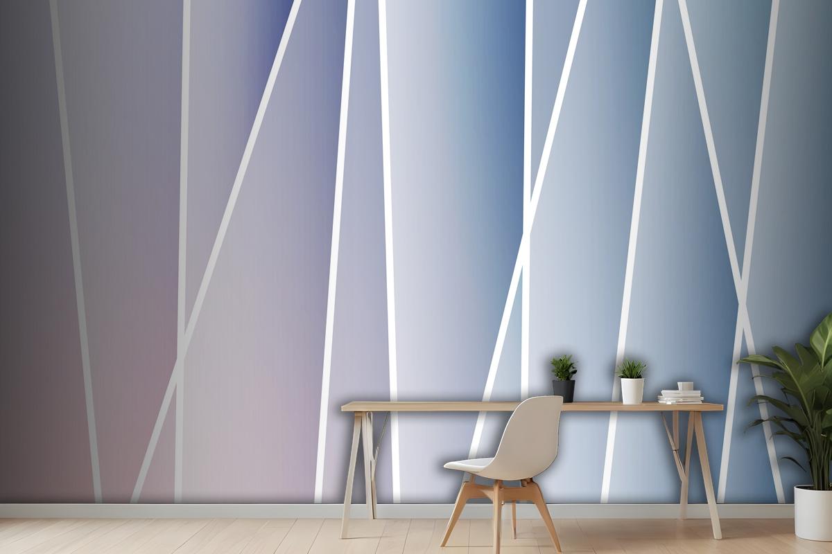 Abstract Pastel Soft Gradient Line Decorative Background Wallpaper Mural