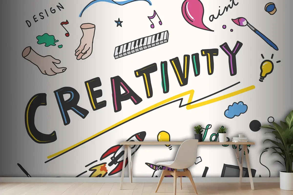 Creativity And Innovation Concept Wallpaper Mural