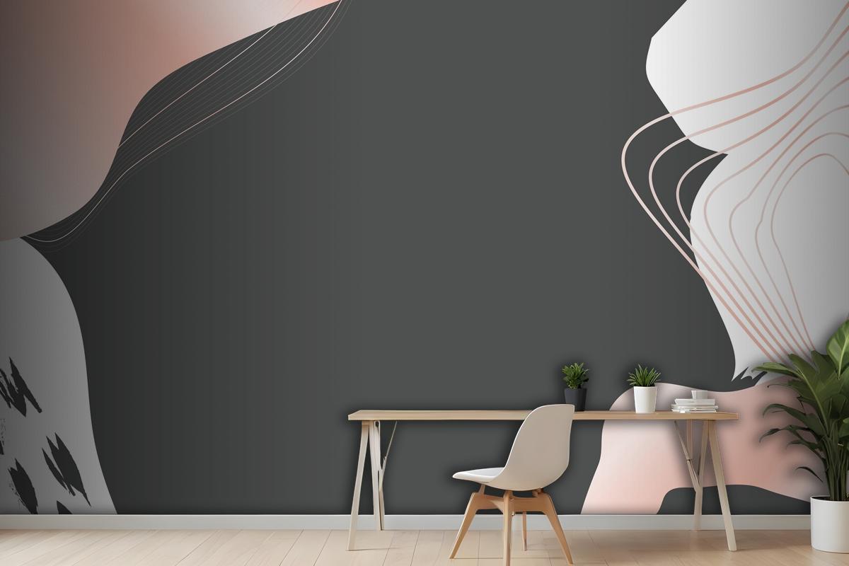 Abstract Background Office Wallpaper Mural