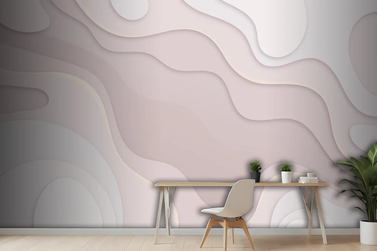 Abstract Paper Style Wallpaper Mural