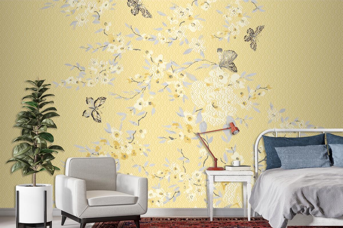 Graphic Pattern For Textile Fabric Designs Wallpaper Mural