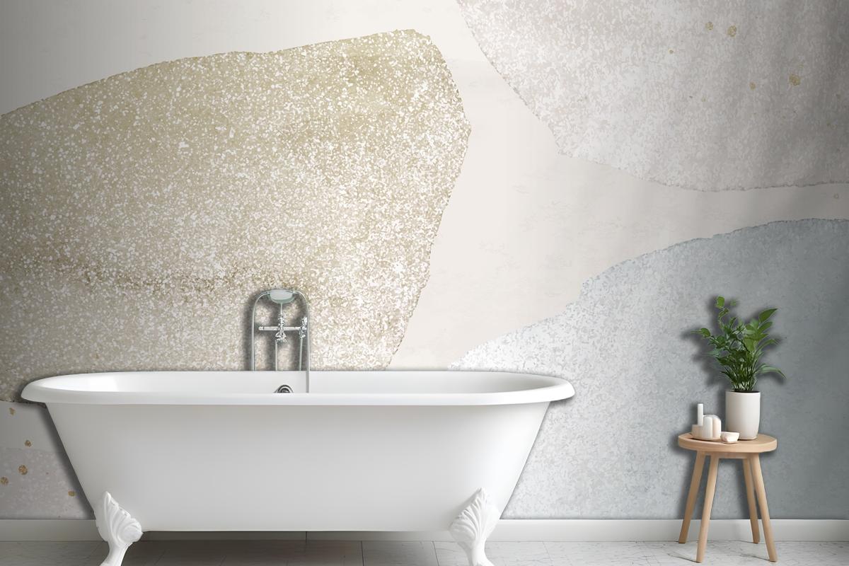 Aesthetic Pastel Bathroom Wallpaper Mural