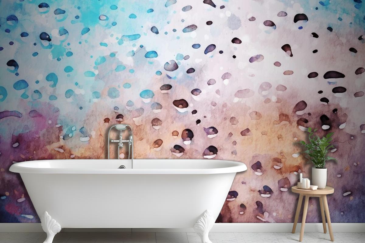 Splatter Ink Watercolor Texture Artwork Wallpaper Mural