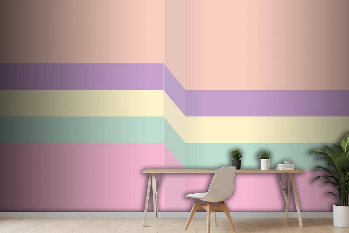 Abstract Colorful Wall Background Wallpaper Mural